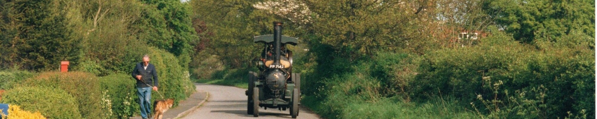 96 Year Old Steam Tractor Uncovered In Suffolk Garden.